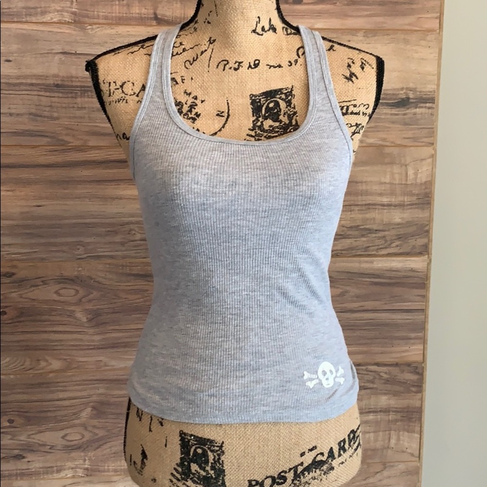 He loves me gray tank top